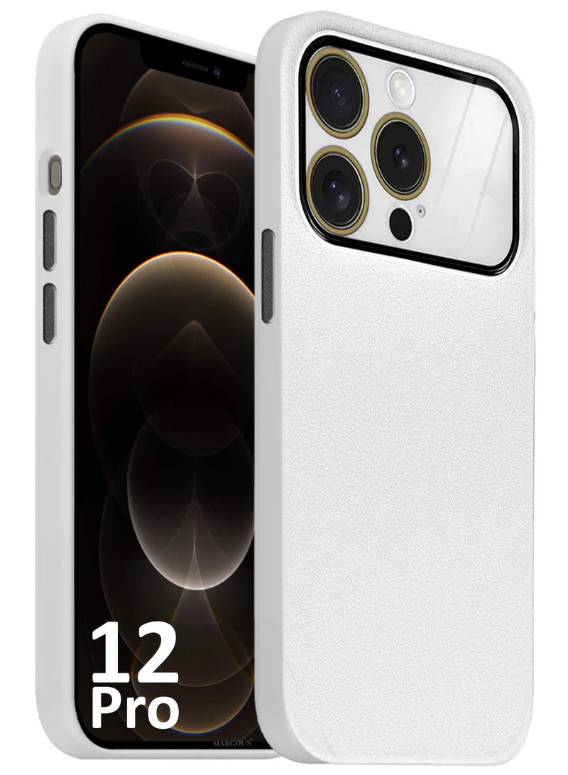 مارجون غطاء سيليكون صلب لآيفون 12 برو - غطاء مع حماية للكاميرا - تصميم تركيز تلقائي - Image 1