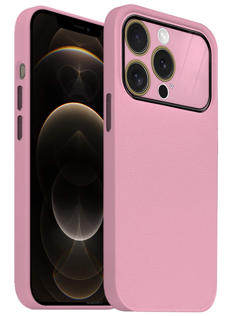MARGOUN Hard Silicone Case Cover for Apple iPhone 12 Pro - Cover with Camera Protection Bumper - Auto Focus Design - Pink - Image 2
