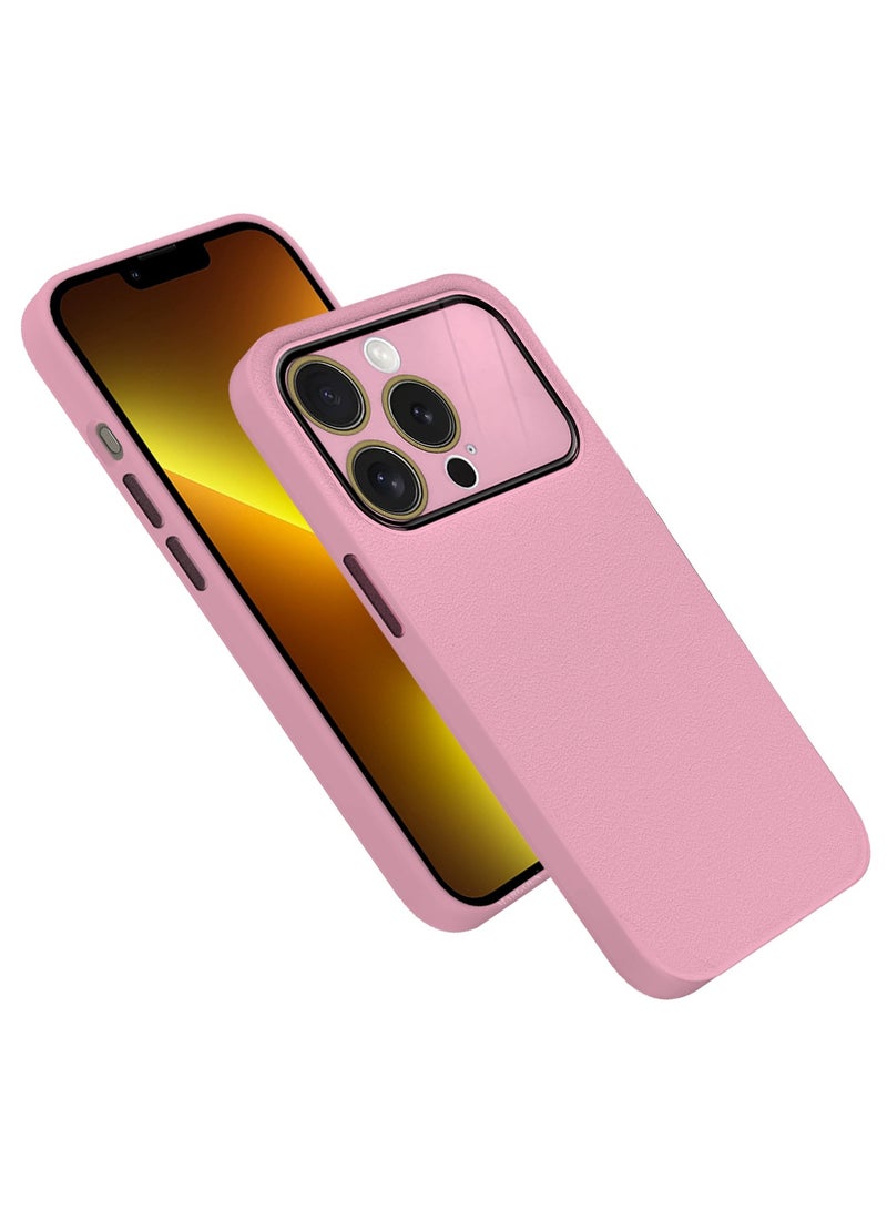 MARGOUN Hard Silicone Case Cover for Apple iPhone 13 pro - Cover with Camera Protection Bumper - Auto Focus Design - Pink - Image 3