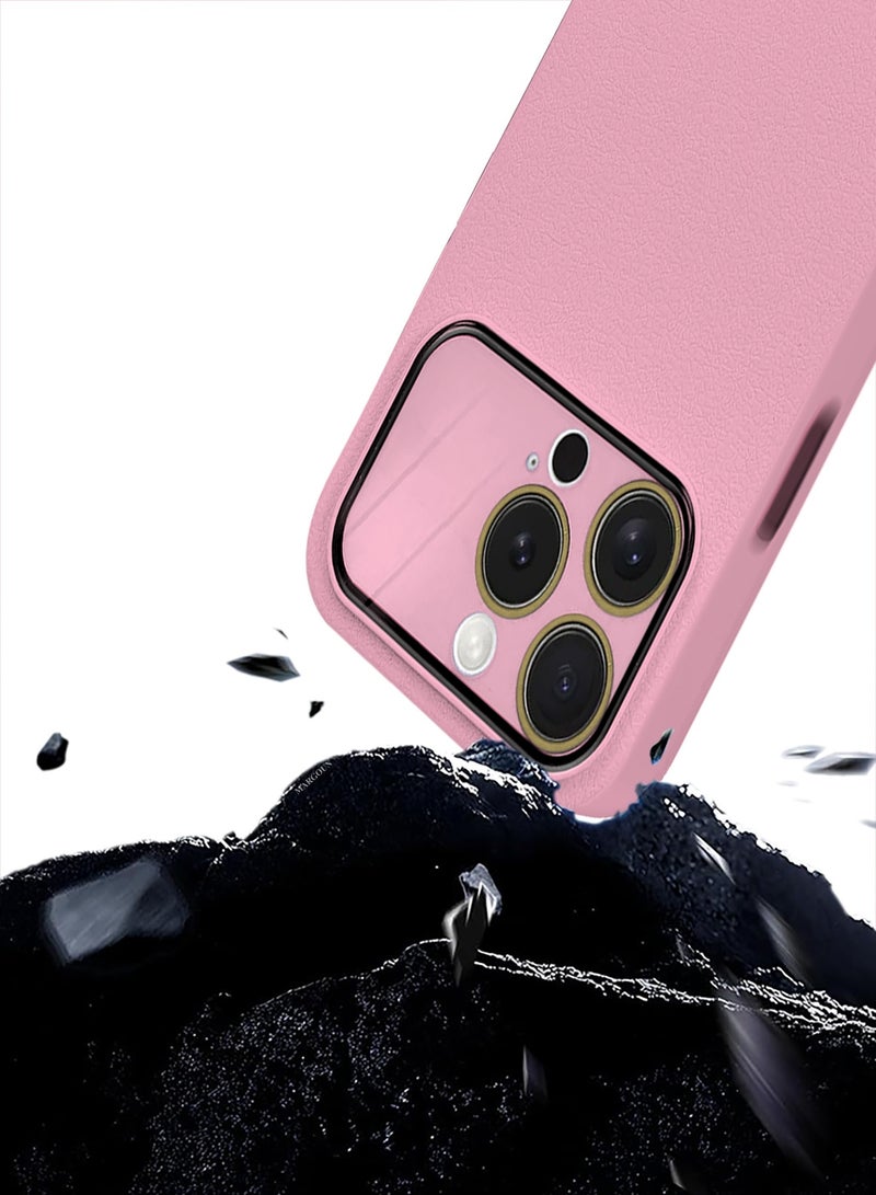 MARGOUN Hard Silicone Case Cover for Apple iPhone 13 pro - Cover with Camera Protection Bumper - Auto Focus Design - Pink - Image 4