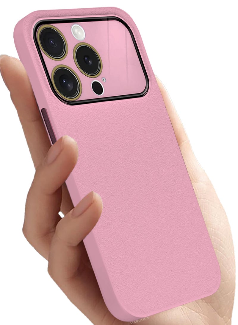 MARGOUN Hard Silicone Case Cover for Apple iPhone 13 pro - Cover with Camera Protection Bumper - Auto Focus Design - Pink - Image 5