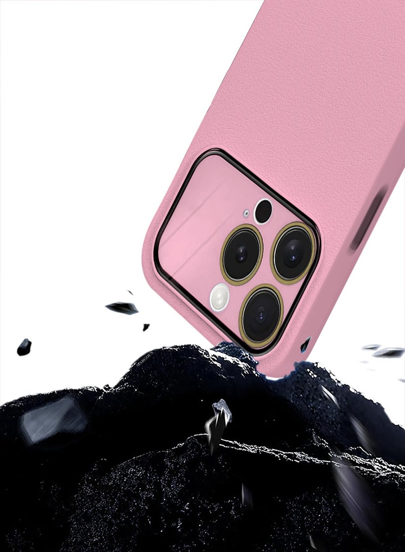 MARGOUN Hard Silicone Case Cover for Apple iPhone 14 Pro - Cover with Camera Protection Bumper - Auto Focus Design - Pink - Image 4