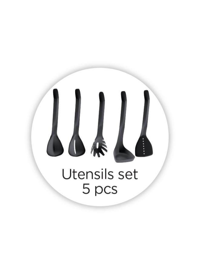 PYREX Pack Of 23 Granite Cookware With 500W Mianta Blender Set -Gray Artisan Gray Artisan (pot 20/24/26+30) + (fry pan 20/24) + grill 28 + oven tray 31 + sauce pan 16cm - Image 4