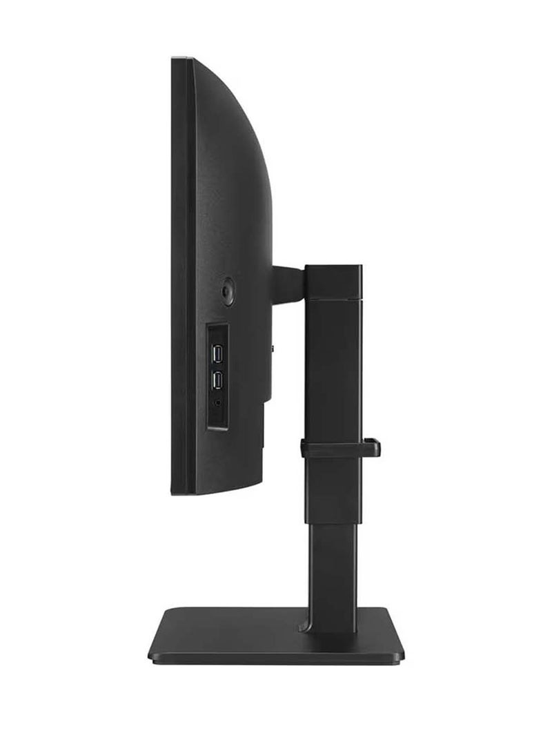 LG 34 inch UltraWide WQHD (3440x1440) IPS Monitor sRGB 99%, built-in Webcam & Mic, USB Type-C™, Reader Mode, Flicker Safe, Built-in Speakers MaxxAudio®, Multi Ports, 34BQ77QC Black - Image 3