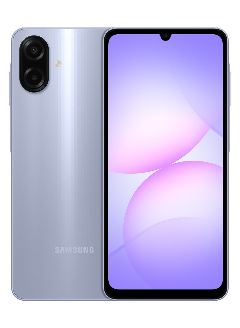 Samsung Galaxy A07 Dual SIM Light Violet 4GB RAM 128GB LTE with Adapter (in box) - Middle East Version - Image 1