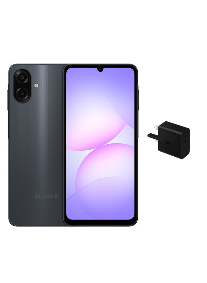 Samsung Galaxy A07 Dual SIM Light Violet 4GB RAM 128GB LTE with Adapter (in box) - Middle East Version - Image 1