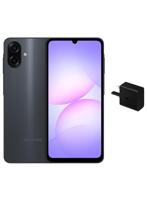 سامسونج Galaxy A07 Dual SIM Light Violet 4GB RAM 128GB LTE with Adapter (in box) - Middle East Version - Image 1