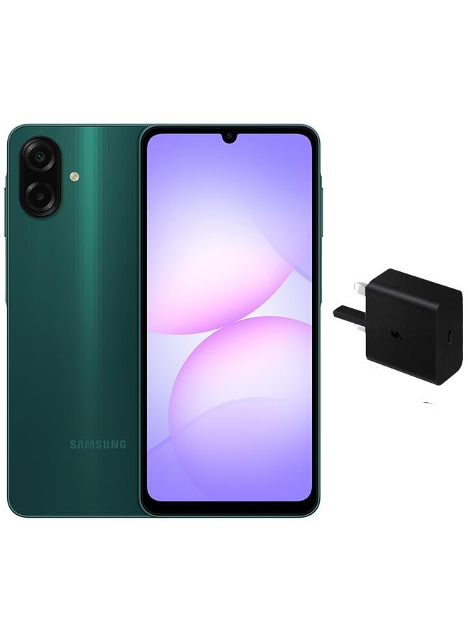 Samsung Galaxy A07 Dual SIM Green 4GB RAM 128GB LTE with Adapter (in box) - Middle East Version - Image 1