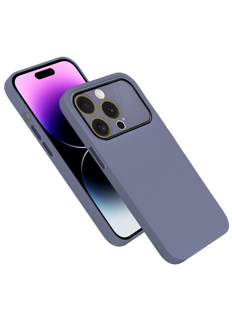 مارجون Hard Silicone Case Cover for Apple iPhone 14 Pro Max - Cover with Camera Protection Bumper - Auto Focus Design - purple - Image 3