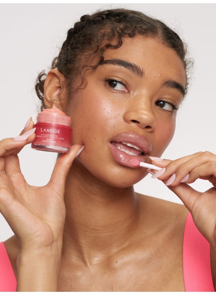 لانيج قناع الشفاه الليلي من LANEIGE EX – عناية ليلية للشفاه للترطيب والنعومة والشفاه المتألقة - Image 5