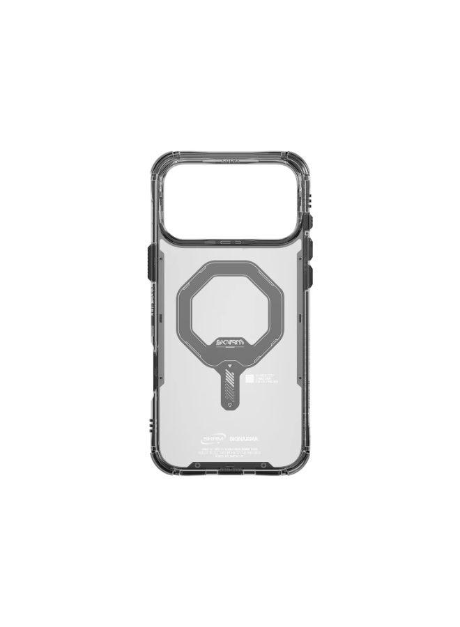 إسكينارما حافظة Skinarma Saido لجهاز iPhone 17 Pro Max مع حماية من السقوط بارتفاع 8 أقدام، TPU مضاد للاصفرار، مقاومة للخدوش 2H، واقي عدسة الكاميرا المرتفع وحلقة مغناطيسية Mag-Charge - أسود - Image 4