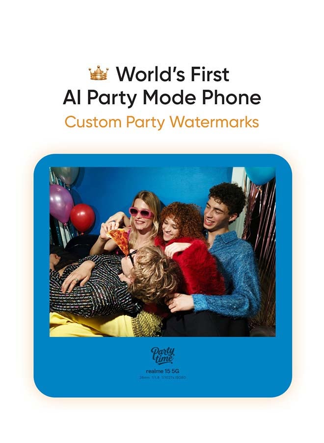 ريل مي 15 5G AI ثنائي الشريحة حرير وردي 12 جيجابايت رام 256 جيجابايت - النسخة الشرق أوسطية - Image 5