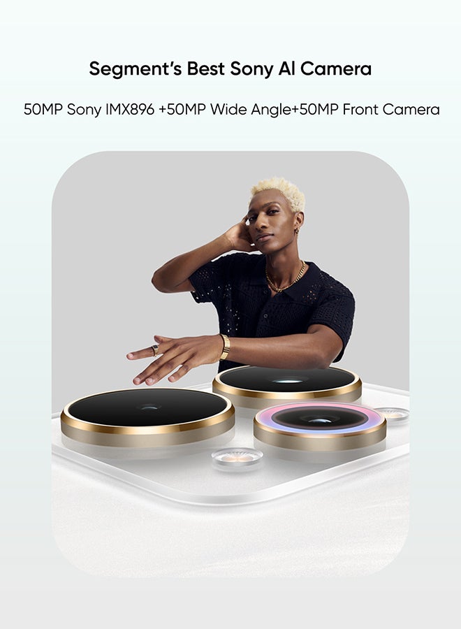 ريل مي 15 برو 5G AI ثنائي الشريحة فضي متدفق 12 جيجابايت رام 256 جيجابايت - النسخة الشرق أوسطية - Image 3