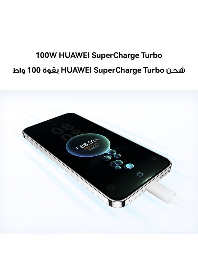 هواوي Nova 14 Dual SIM 4G White 12GB RAM 256GB with 100W HUAWEI SuperCharge Turbo + FOC - Middle East Version - Image 4