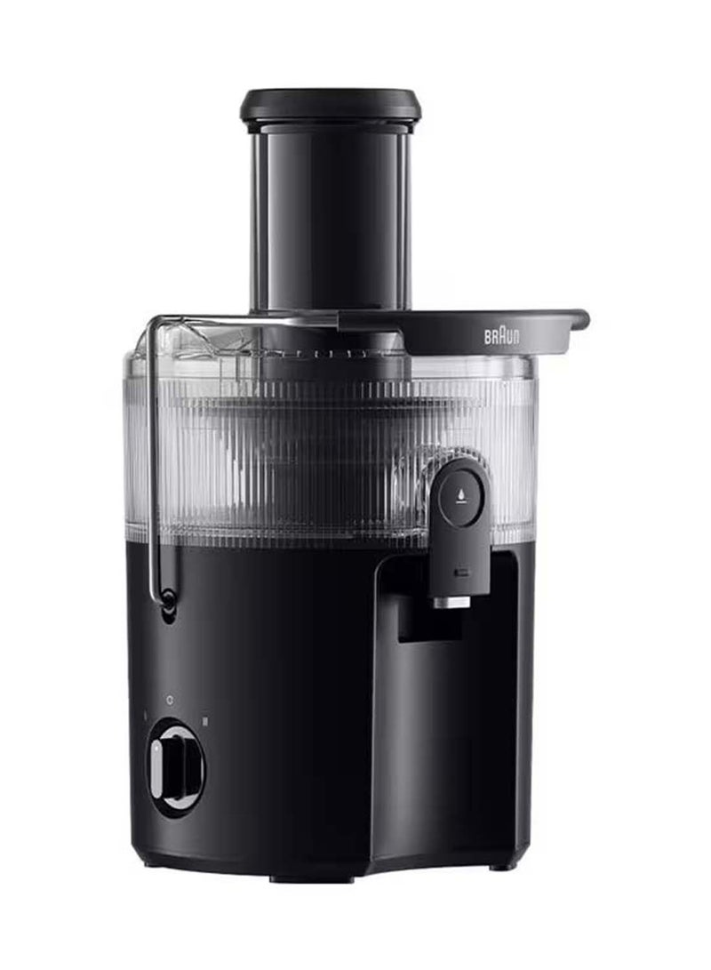 BRAUN MultiJuice 5 Spin Juicer, 800W, Cold Extraction Juicer, 1.25L Pulp Container - 2 L 800 W SJ5000BK Black - Image 1