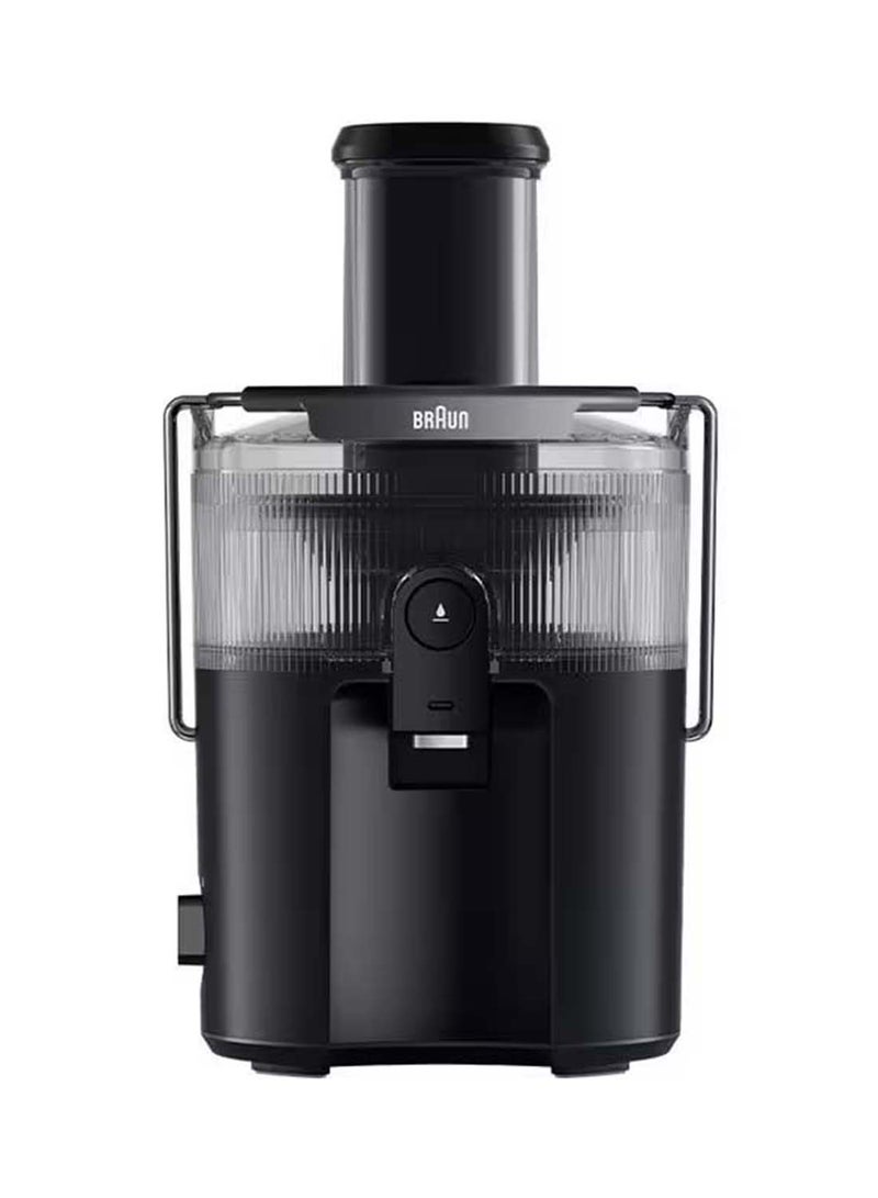 BRAUN MultiJuice 5 Spin Juicer, 800W, Cold Extraction Juicer, 1.25L Pulp Container - 2 L 800 W SJ5000BK Black - Image 2