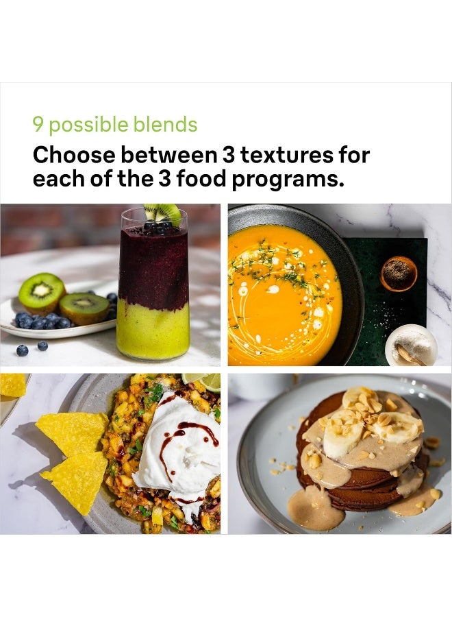 BRAUN Power Blender 7, 1400W, 10 Speeds, 9 Food Programs, Smoothie program,1.7L Capacity, TriAction Technology, 10 Speed, Pulse Function, PrecisionCrush Blade, Clean Program - 1.7 L 1400 W JB7550BK Black - Image 3