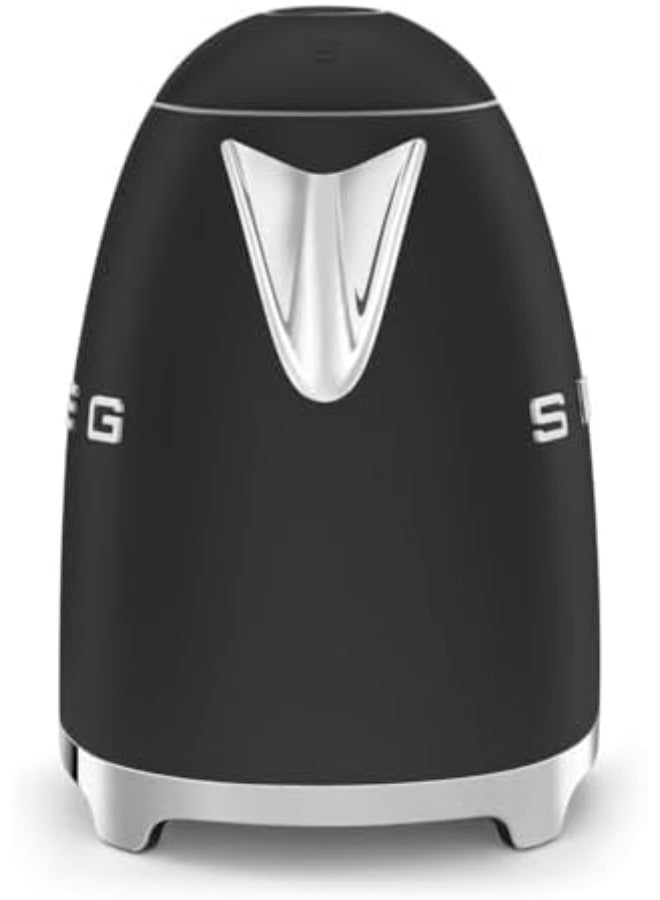 Smeg KLF03BLMUK Retro 50'S Style Kettle, 1.7 Litre, Soft Opening, Fast Boil, Matt Black, 1 Year Warranty 1.7 L 3000 W KLF03BLMUK Matt black - Image 4