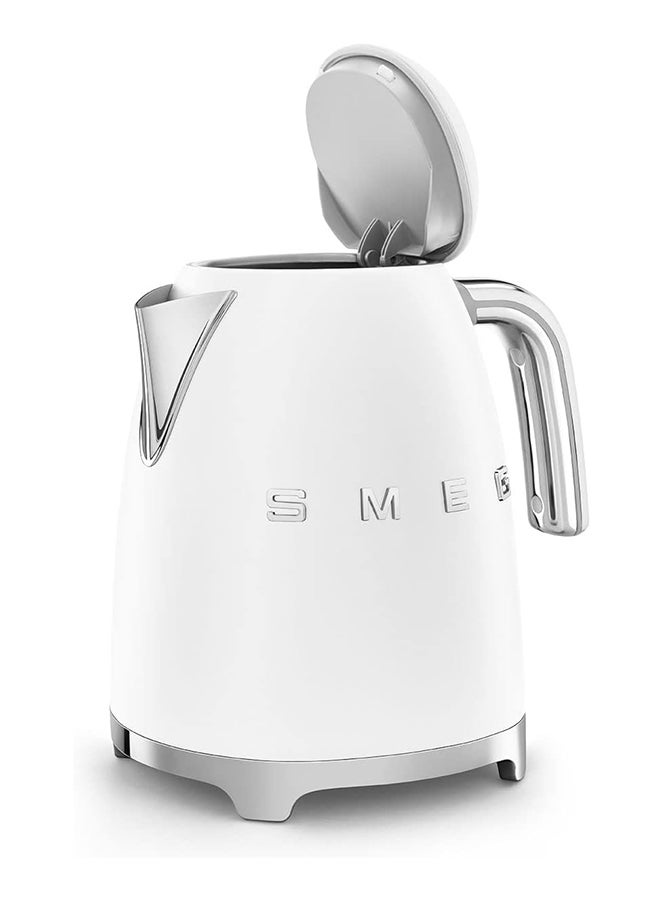 Smeg KLF03WHMUK Retro 50'S Style Kettle, 1.7 Litre, Soft Opening, Fast Boil, Matt White, 1 Year Warranty 1.7 L 3000 W KLF03WHMUK Matte White - Image 4