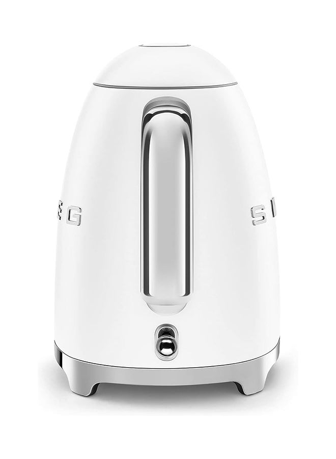 Smeg KLF03WHMUK Retro 50'S Style Kettle, 1.7 Litre, Soft Opening, Fast Boil, Matt White, 1 Year Warranty 1.7 L 3000 W KLF03WHMUK Matte White - Image 3