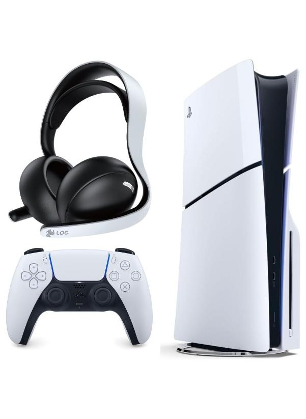 Sony PlayStation 5 Slim Disc Console (KSA Version) With LOG G850 Wireless Gaming Headset - Image 1