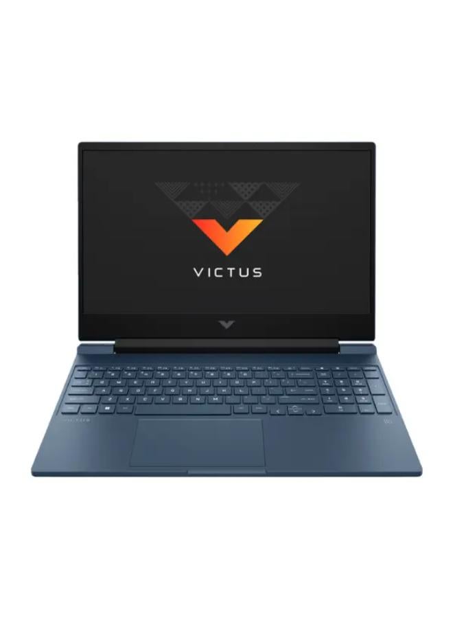 HP Victus 15-fa1014 Laptop with 15.6 inch FHD / Intel Core i7-13700H / 16 GB RAM / 1 Tera SSD / NVIDIA GeForce RTX 3050 / English & Arabic/ DOS /Performance Blue English Performance Blue - Image 1