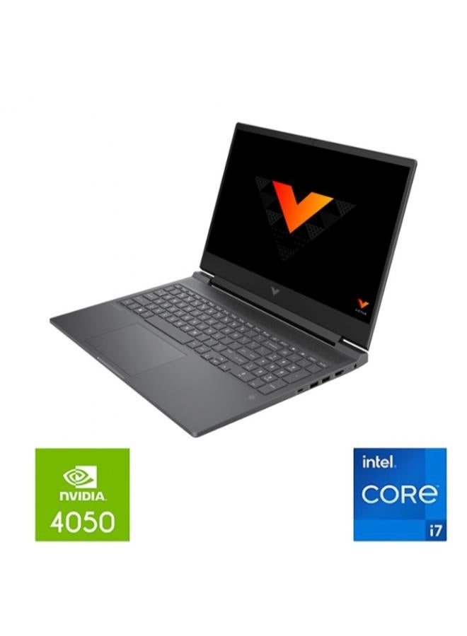 HP VICTUS16-R0045NE Laptop with 16 inch FHD / Intel Core i7-13700H / 16 GB RAM / 1 GB SSD / NVIDIA GeForce RTX 4050 / English/ DOS /Silver English silver - Image 4