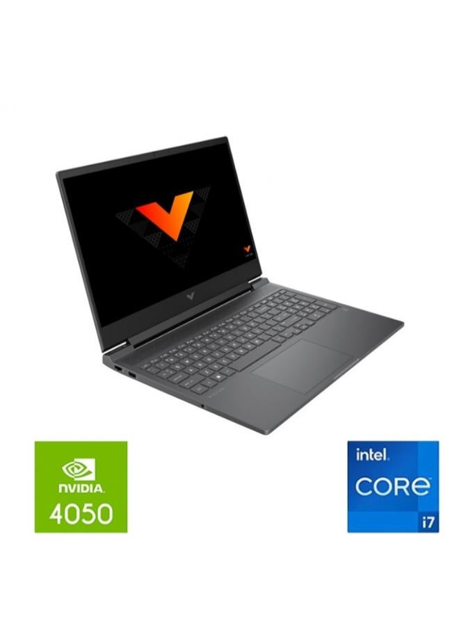 HP VICTUS16-R0045NE Laptop with 16 inch FHD / Intel Core i7-13700H / 16 GB RAM / 1 GB SSD / NVIDIA GeForce RTX 4050 / English/ DOS /Silver English silver - Image 2