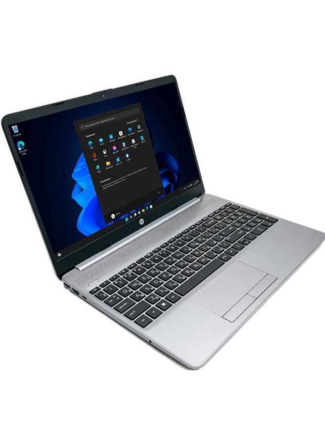 HP 255 G8 Laptop with 15.6 inch FHD / AMD Ryzen 5 5500U / 8 GB RAM / 256 GB SSD / AMD Radeon Graphics / English&Arabic/DOS/Silver English silver - Image 3