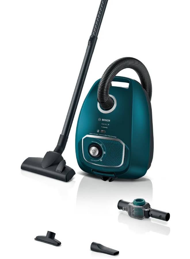 بوش Series 4 Bagged vacuum cleaner ProFamily Blue BGL41WFAMP 2000 W BGL41WFAMP Blue - Image 1