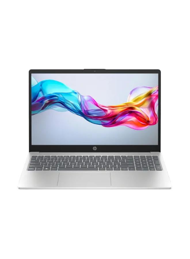 HP - 15- FD0211ne Laptop with 15.6 inch FHD / Intel Core i5-1334U / 8 GB RAM / 512 Tera SSD / Intel Iris X Graphics / English,U2,/Natural Silver English Natural silver - Image 1