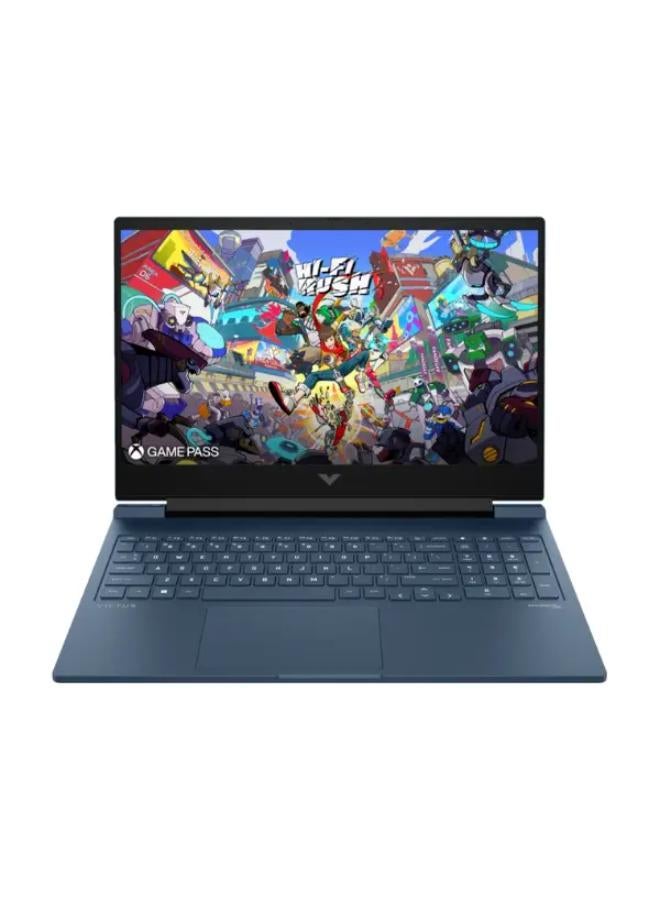 HP VICTUS 16- R1052 Laptop with 16 inch FHD / Intel Core i7-14700HX / 16 GB RAM / 1 GB SSD / NVIDIA GeForce RTX 4070 / English/ DOS /Performance Blue English Performance Blue - Image 1