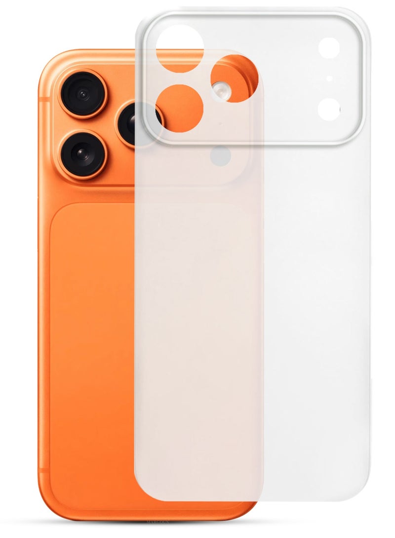 مارجون Air Skin Case Cover for Apple iPhone 17 Pro Max - Sturdy Back Cover - Durable Thin Case - Drop Protection Cover - Frosted Clear-1 - Image 1