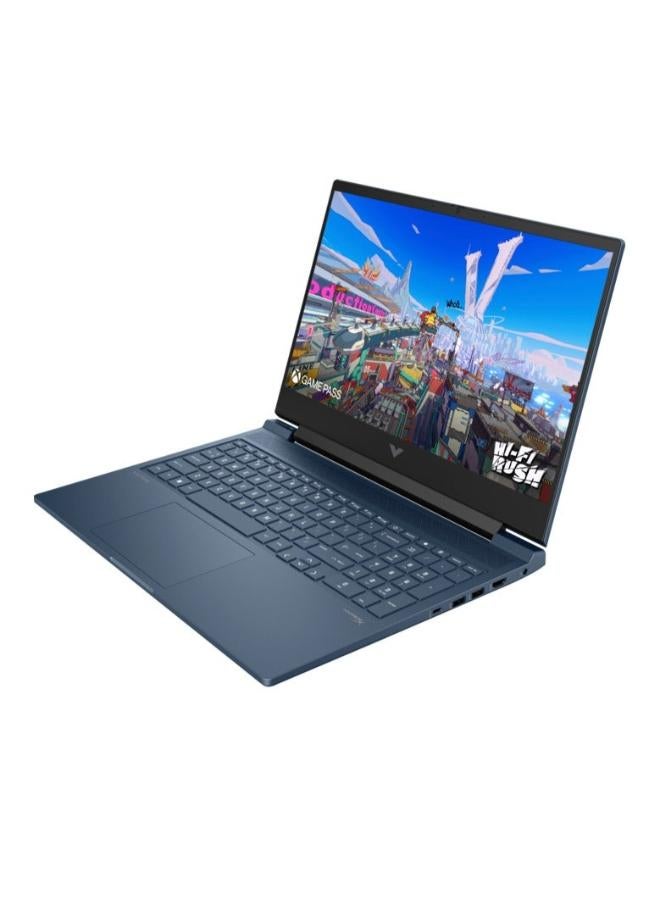 HP VICTUS16-R1043 Laptop with 16 inch FHD / Intel Core i7-14700HX / 16 GB RAM / 512 GB SSD / NVIDIA GeForce RTX 4050 / English / DOS /Blue English blue - Image 2