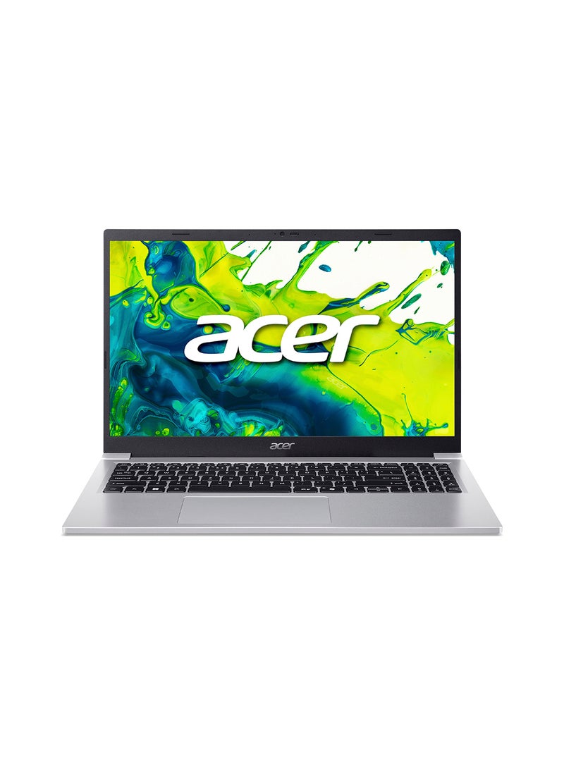Acer Aspire Lite AL15 Laptop With 15.6 Inch Full HD (1920X1080) Display, Intel Celeron N4500 Processor/4GB RAM DDRR4/128GB SSD/Intel UHD Graphics/Windows 11 Home/ English/Arabic Steel Gray - Image 1