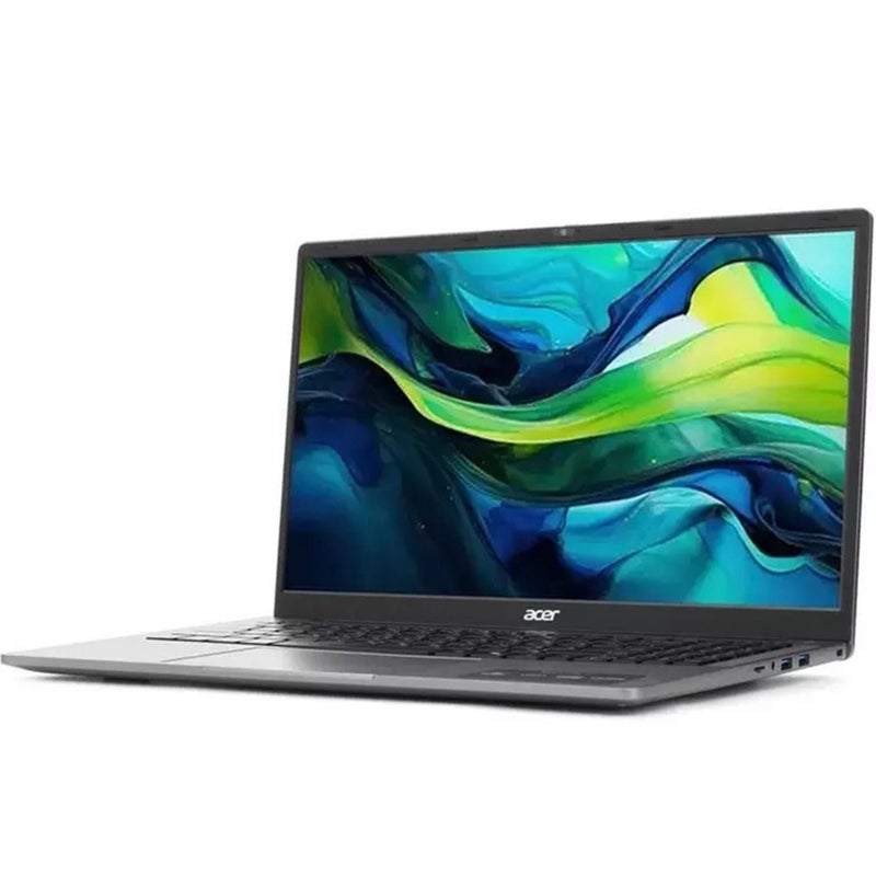Acer Aspire Lite AL15 Laptop With 15.6 Inch Full HD (1920X1080) Display, Intel Celeron N4500 Processor/4GB RAM DDRR4/128GB SSD/Intel UHD Graphics/Windows 11 Home/ English/Arabic Steel Gray - Image 3