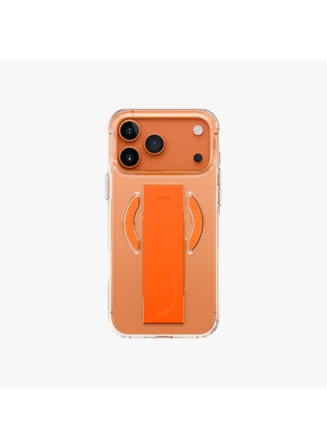 يونيك حافظة UNIQ Heldro Air Volt Orange الهجينة لجهاز iPhone 17 Pro (2025)، 6.3 – متوافقة مع الشحن المغناطيسي MagClick - Image 4