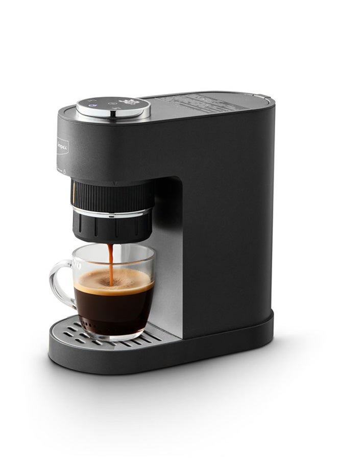 إمبكس صانعة القهوة | آلة قهوة ساخنة وباردة | آلة إسبريسو 800 واط مع ضغط 15 بار | سعة 150 مل مدمجة | شاشة رقمية ذكية، تحضير بلمسة واحدة، إيقاف تلقائي | تحضير دقيق، صينية تنقيط قابلة للإزالة | تسخين سريع | IECM2003 - Image 2