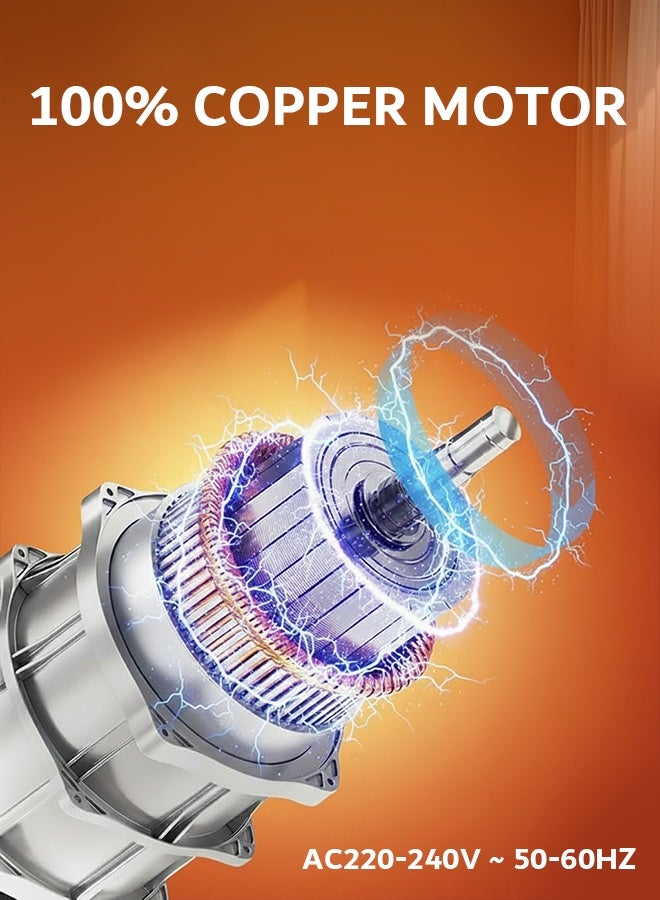 سوناشي مروحة حائط 16 بوصة مع جهاز تحكم عن بعد | 60 واط | 1250 دورة في الدقيقة | 3 سرعات ووظائف اهتزاز | 5 شفرات شفافة مع محرك منخفض الضوضاء | حماية من السخونة الزائدة | SF-8007WR أسود - Image 4