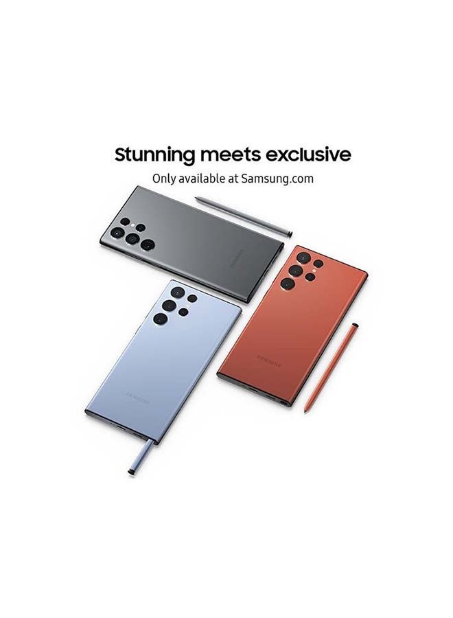 سامسونج مجدد - جالاكسي S22 ألترا بورجوندي 8 جيجابايت رام 128 جيجابايت 5G - النسخة الدولية - Image 3