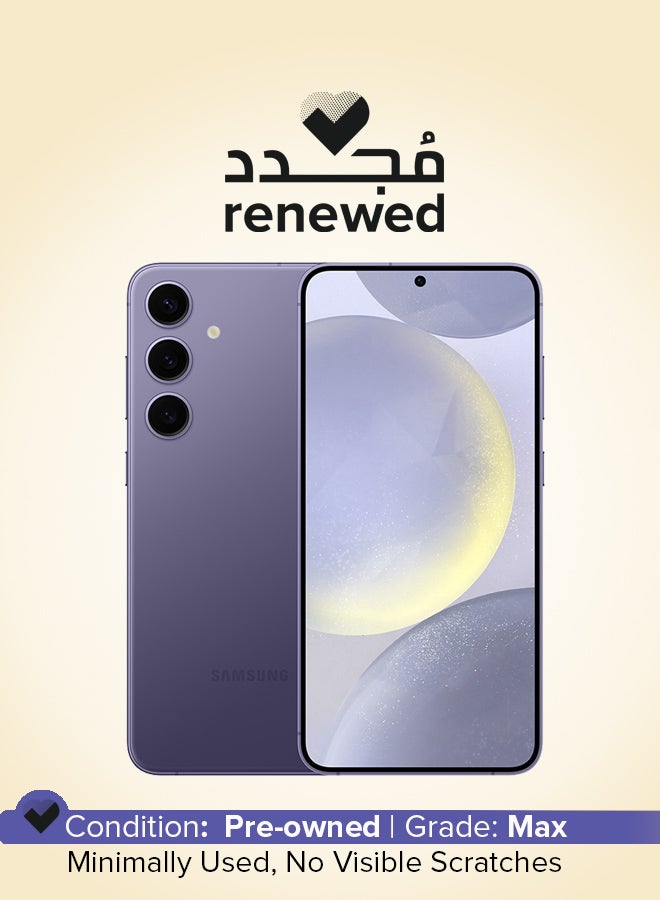 Samsung Renewed - Galaxy S24 Plus Cobalt Violet 12GB RAM 256GB 5G - International Version - Image 1