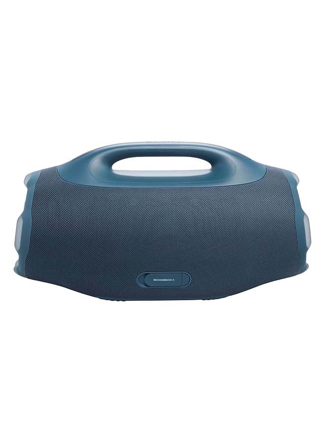 جي بي إل Boombox 4 – Most Powerful Portable Waterproof Speaker with Massive JBL Pro Sound, AI Sound Boost, Up to 34 Hours Playtime, IP68 Waterproof & Dustproof, Auracast™ Multi-Speaker Connection, blue - Image 3