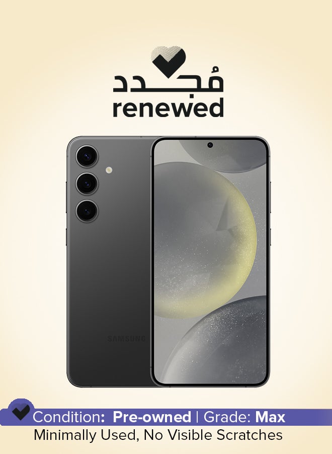 سامسونج مجدد - جالاكسي S24 بلس أسود أونيكس 12 جيجابايت رام 256 جيجابايت 5G - النسخة الدولية - Image 1