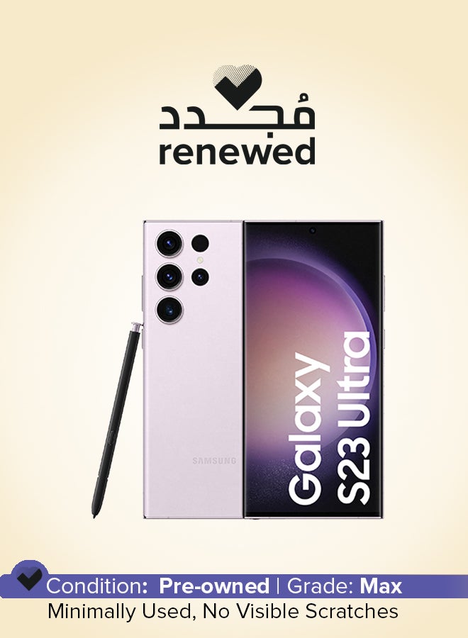 Samsung Renewed - Galaxy S23 Ultra 5G Lavender 12GB RAM 512GB - International Version - Image 1