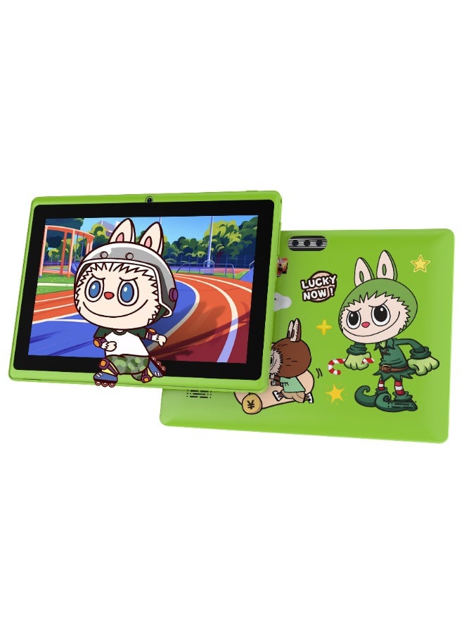 ATOUCH A40 8-Inch Android Kids Tablet 8GB RAM 256GB ROM Wi-Fi Toddler Tab Early Education and Learning Smart Tablet Dual Camera Silicone Case – Green - Image 1