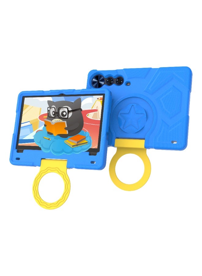 ATOUCH KD57 Pro 12-Inch IPS Android 14 Kids Tablet 8GB RAM 512GB ROM Wi-Fi 5G Dual SIM Bluetooth Early Education Tab with EVA Case Stand + Free 8.5-inch LCD Writing Pad – Blue - Image 1