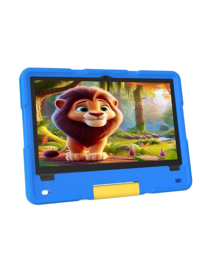 ATOUCH KD57 Pro 12-Inch IPS Android 14 Kids Tablet 8GB RAM 512GB ROM Wi-Fi 5G Dual SIM Bluetooth Early Education Tab with EVA Case Stand + Free 8.5-inch LCD Writing Pad – Blue - Image 3