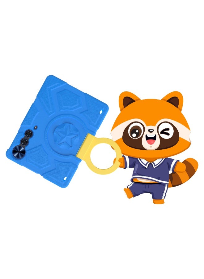 ATOUCH KD57 Pro 12-Inch IPS Android 14 Kids Tablet 8GB RAM 512GB ROM Wi-Fi 5G Dual SIM Bluetooth Early Education Tab with EVA Case Stand + Free 8.5-inch LCD Writing Pad – Blue - Image 2