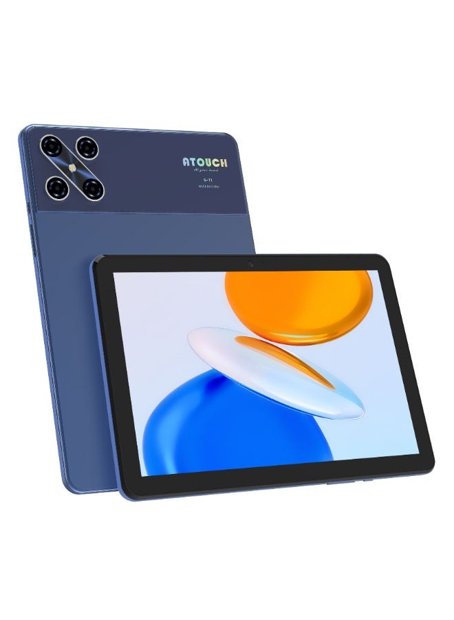 ATOUCH S-T1 10.1-Inch In-Cell Display Android 15 Smart Tablet 18GB RAM 512GB ROM Dual SIM 5G Wi-Fi Tab with Keyboard, Mouse, Stylus And Cover – Blue - Image 1