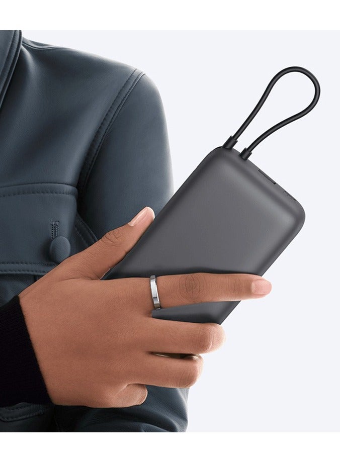 Xiaomi Power Bank Integrated Cable USB-C and USB Ports 20000mAh 22.5W BHR9740GL Gray - Image 4